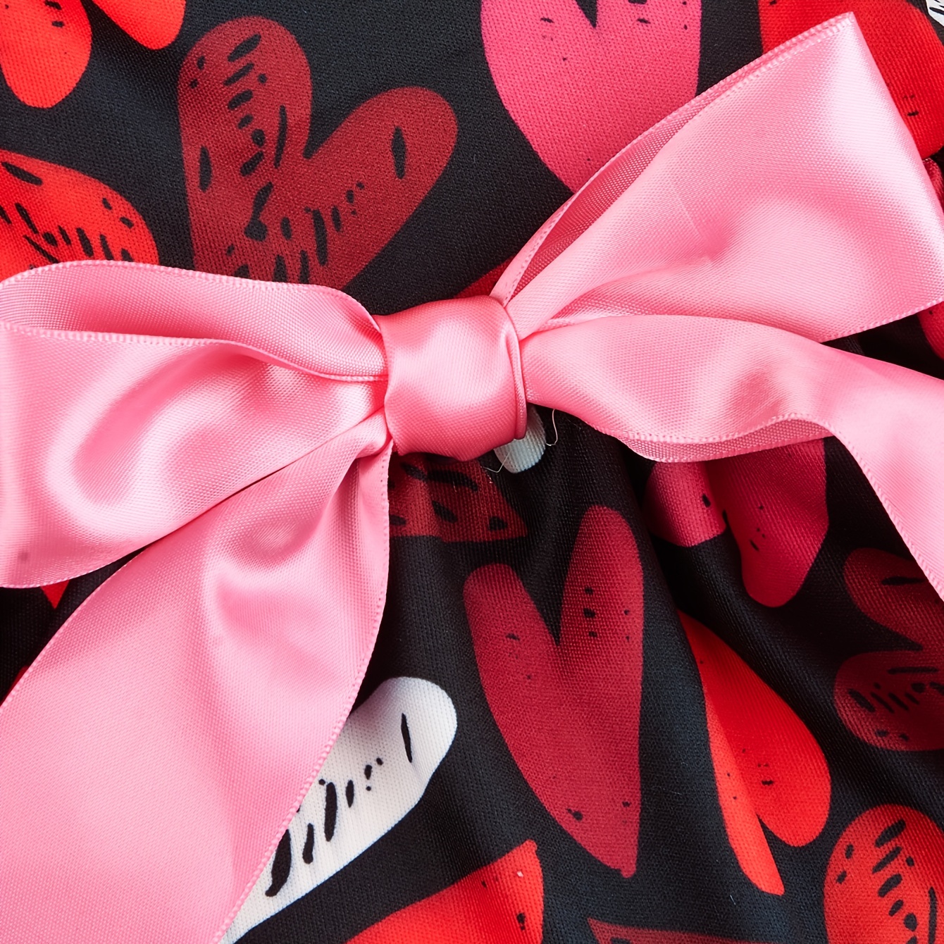 Valentine's Day Gift for Dogs, Pink Dog Bow