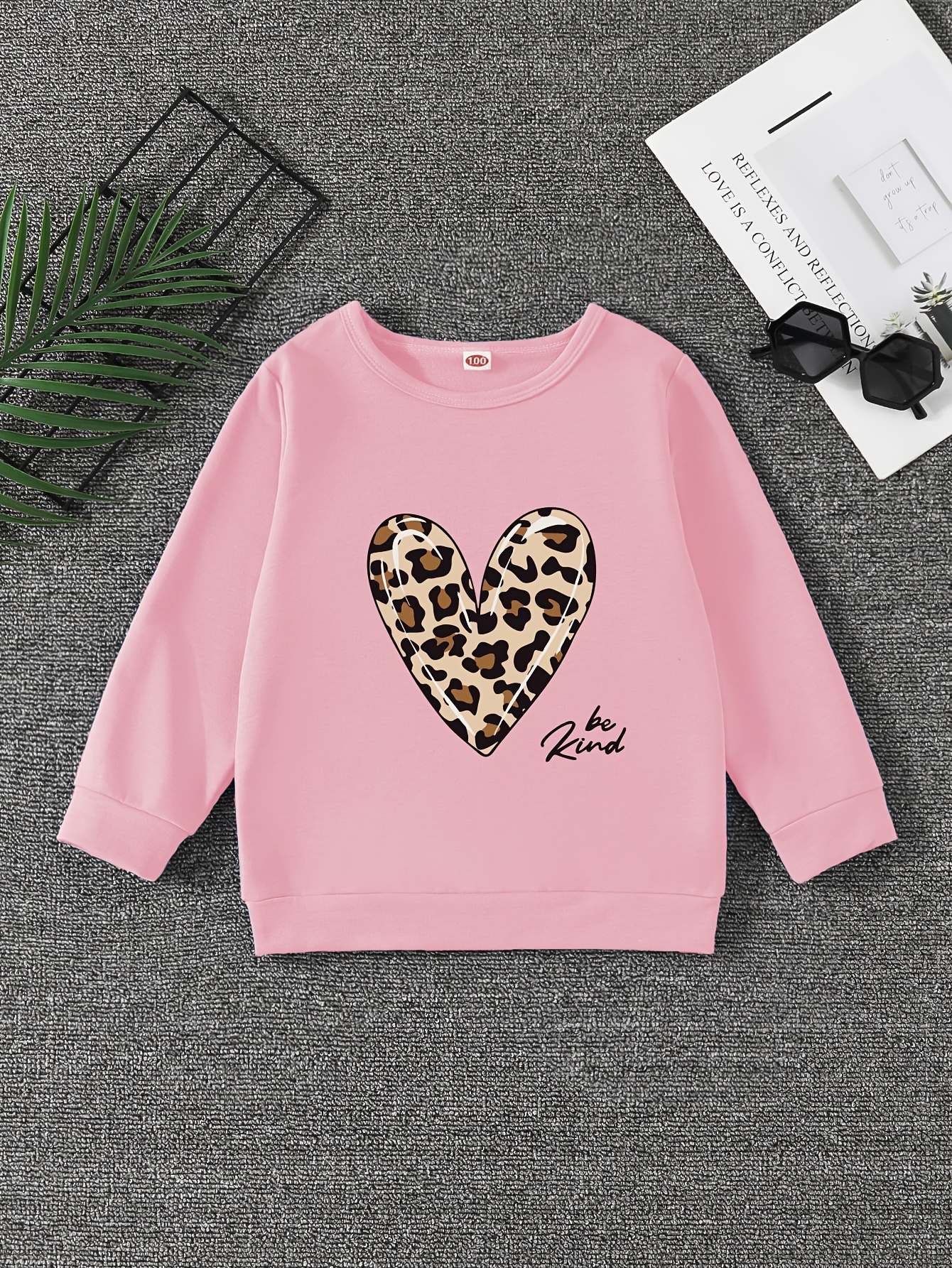 Leopard Heart Sweatshirt