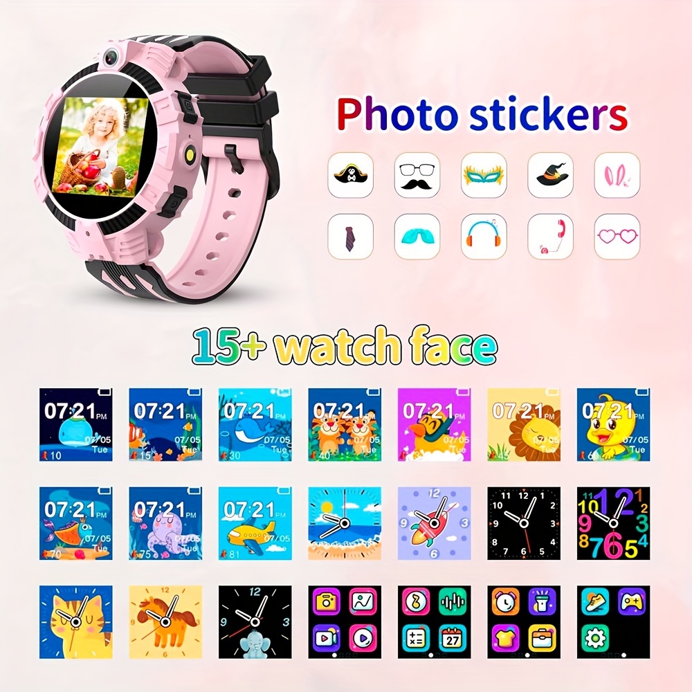 Smart Watch pour enfants garçons avec 26 jeux, HD Upgrade Screen