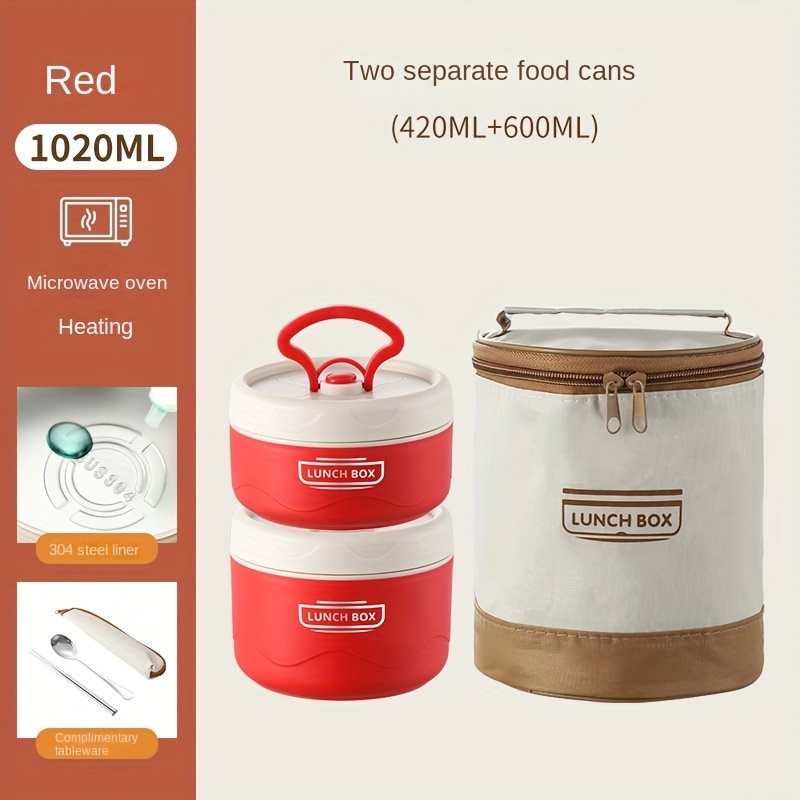 Stainless Steel Lunch Box, Food Pot, Soup Cup, Food Storage Containers, For  Teenagers And Workers At School, Canteen, Back School, For Camping Picnic  And Beach, Home Kitchen Supplies - Temu