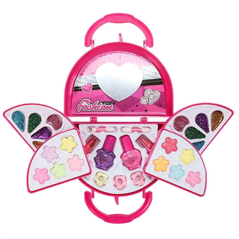 Kids Makeup Kit for Girls, Real Washable Makeup Set for Girls, Makeup for  Kids