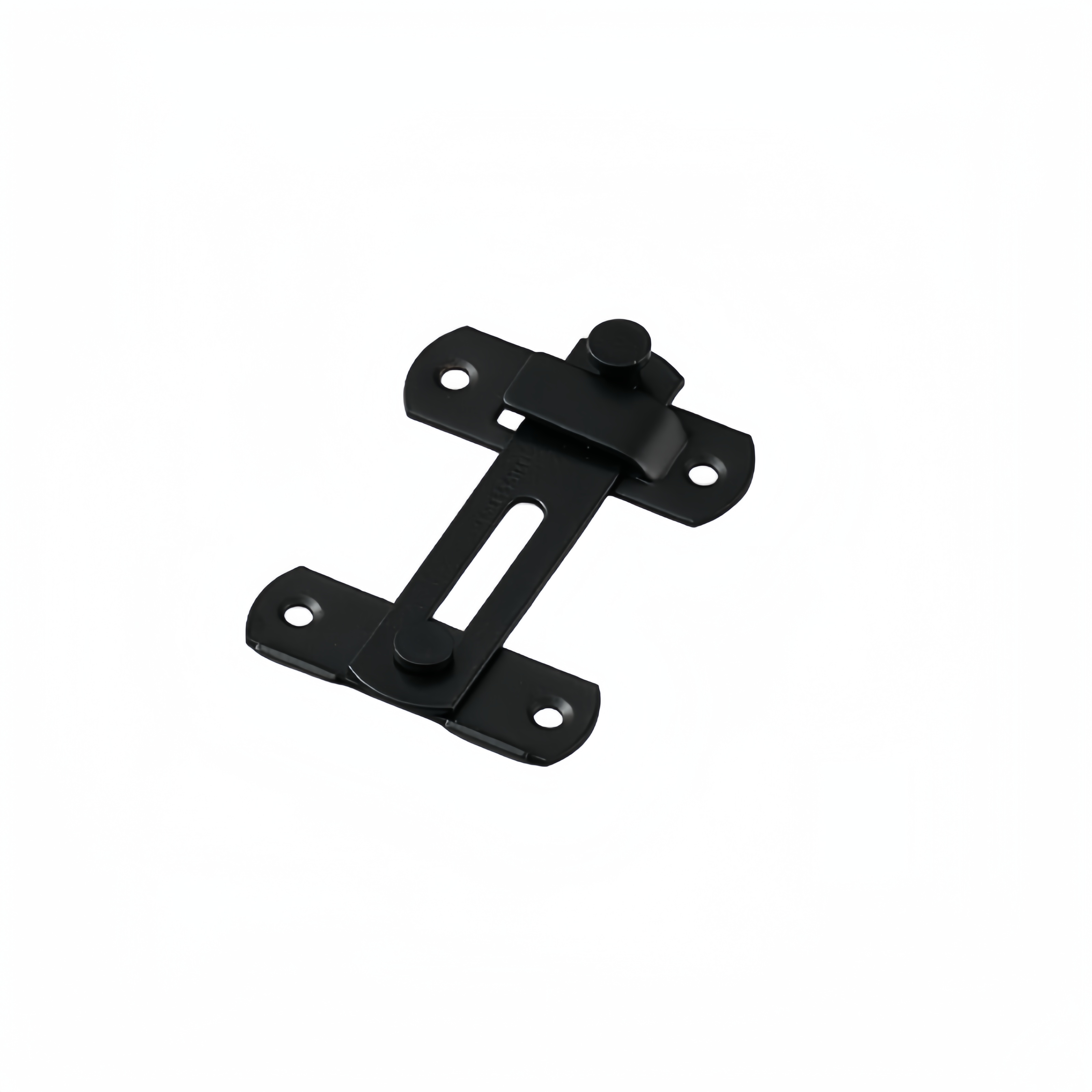 Barn Door Lock, Matte Black Stainless Steel Barn Door Flip Door