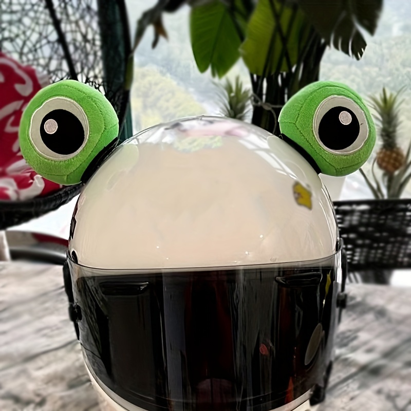 Green Frog Helmet Eyes/Ears Accessories for Kids and Adults