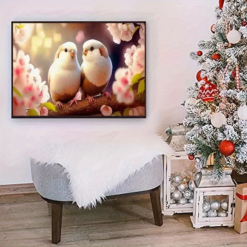 1pc 30*50cm/11,81*19.69inch Adult Diamond Painting Kit, 5D DIY Diamond Art  Kit Full Diamond Dot Gift Wall Decor And Gem Art Sweet Peacock