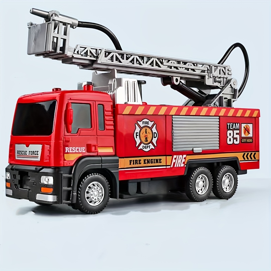 Grande Simulation Camion De Pompiers Voiture Jouet Pompier - Temu Belgium