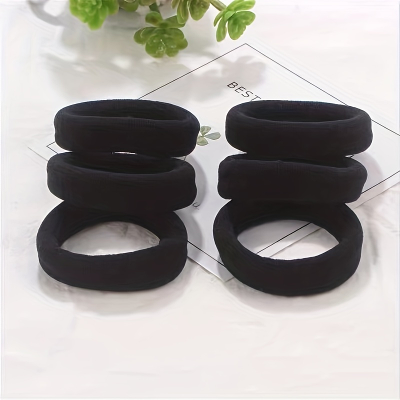 50pcs Solid Rubber Band Hair Rope Ponytail Hair Tie Hair Accessories