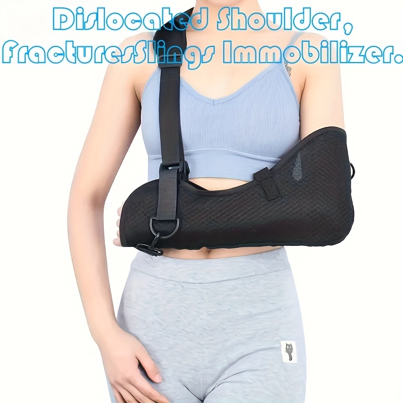 Black Arm Sling Wrist Shoulder Support Stability Relief for Injury Fracture  Cast