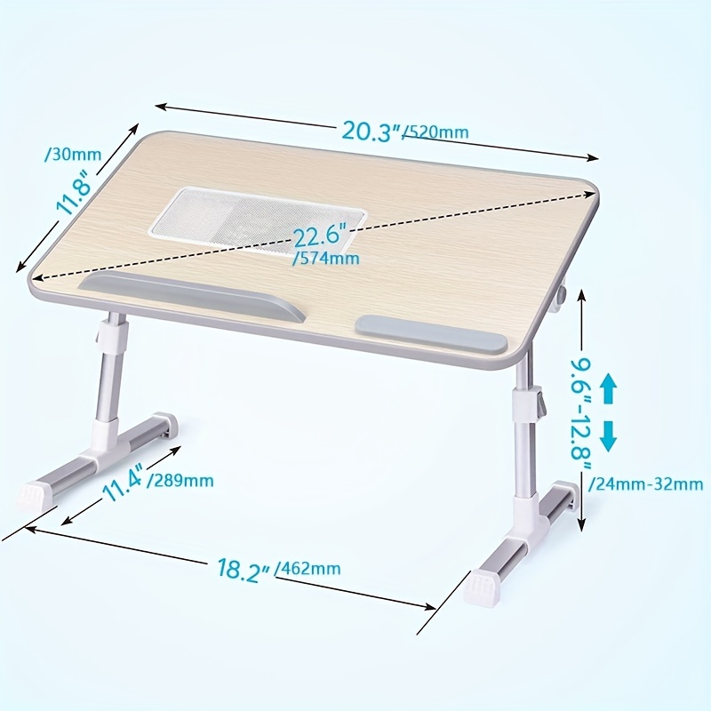 Support Lit avec Ventilateur pour PC MICROSOFT Table Reglable Pliable  Canape (NOIR) - Tablette Graphique - Achat & prix