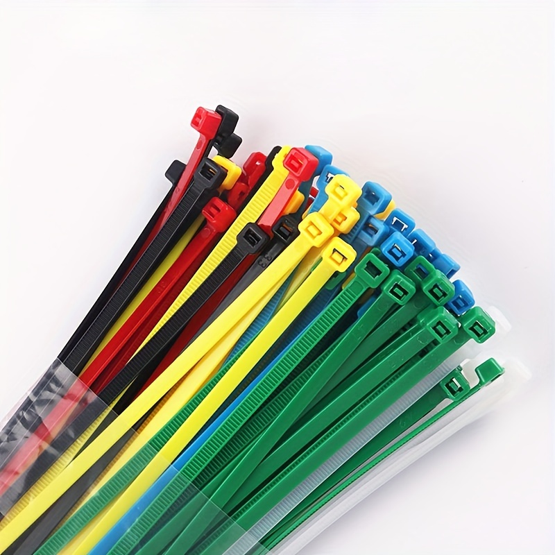 100 Bridas Reutilizables Cables: Bridas Nailon Desmontables - Temu