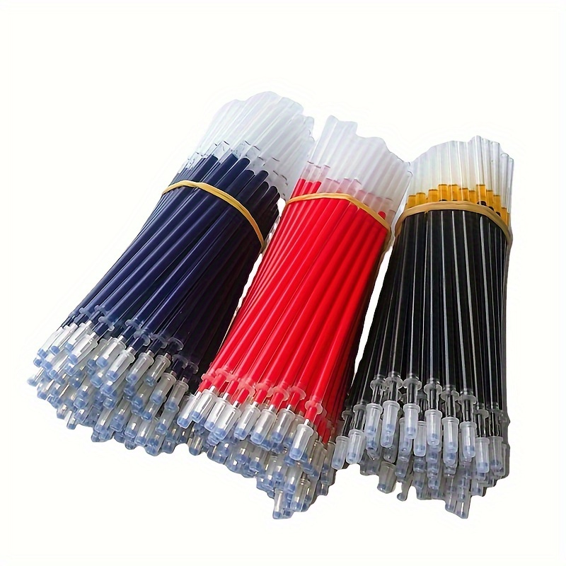 Bag Gel Pen Refill Office Signature Rods Red Blue Black Ink - Temu