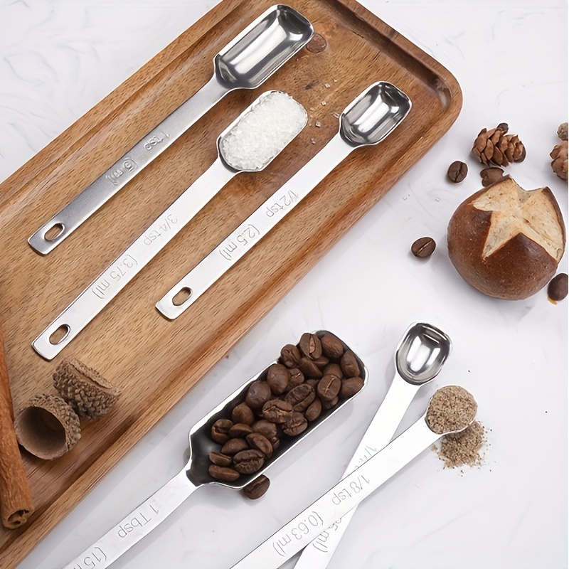 Small Measuring Spoon Set, Stainless Steel Measuring Spoons For