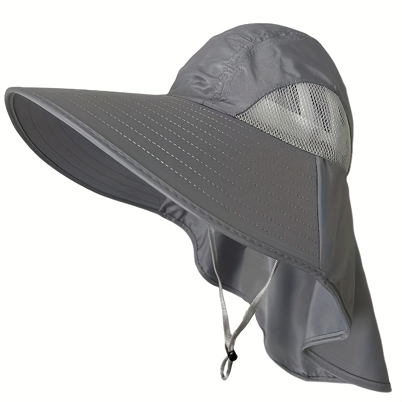 Mgfed Outdoor Sun Hat For Men Wide Brim Fishing Hat With Neck Flap