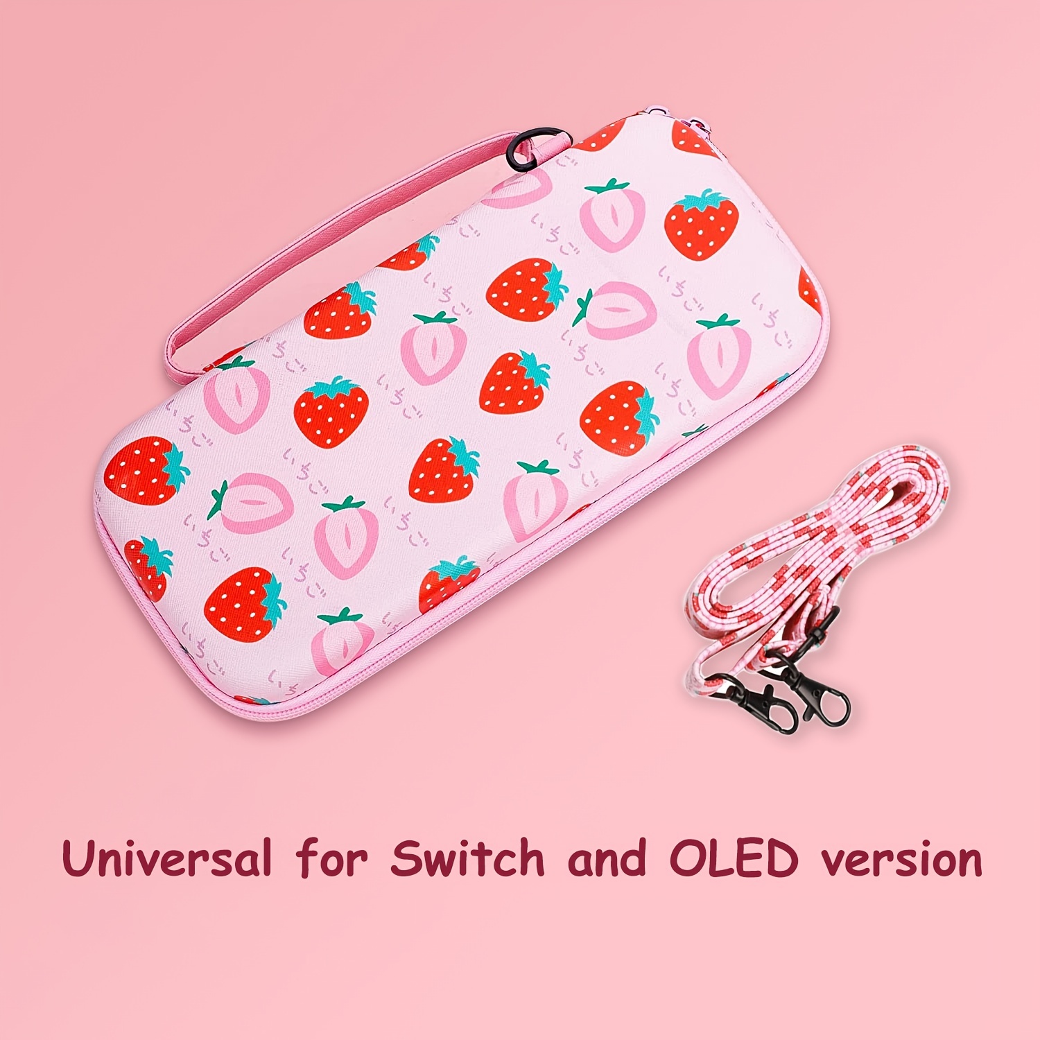 cute carrying case for nintendo switch switch oled cover hard portable travel case for switch accessories with game case details 4