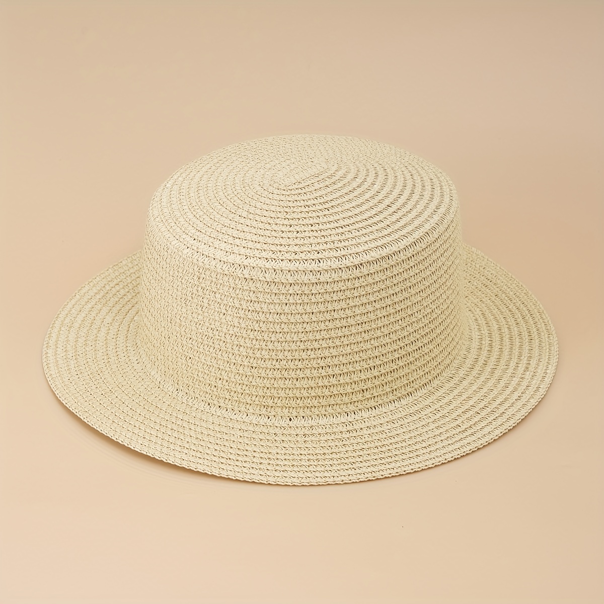 Summer Sun Hat Straw Fedora Cap Women Outdoor Beach Hat