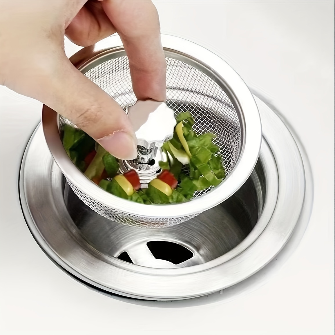 1pc Filtre D'évier De Cuisine, Filtre Universel En Acier