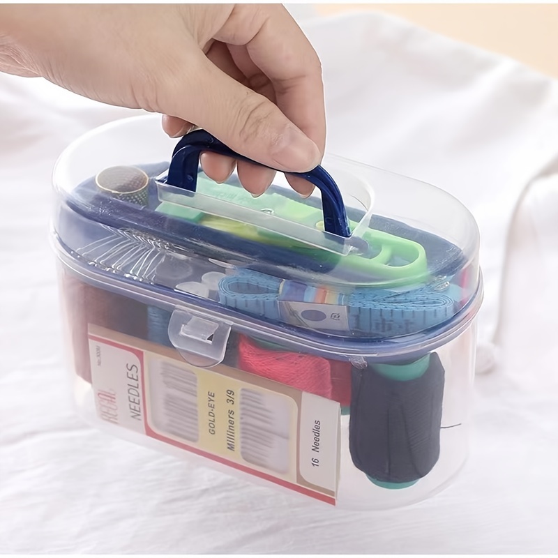 10 In1 Sewing Kit Box Set Small Sewing Tools Portable Sewing Kit -  Industrial & Commercial - Temu
