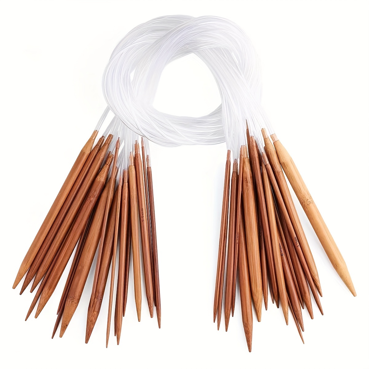 Carbonized Single Pointed Stick Needle Sweater Needle Bamboo - Temu