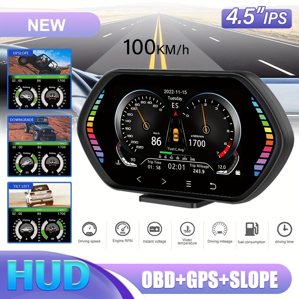 OBD2 Car Display Unit / Multi-Gauge / Heads Up Display – Boosted Kiwi