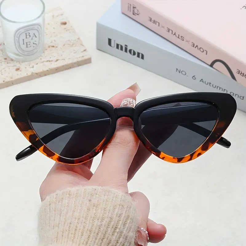 Y2k Cat Eye Fashion Sunglasses For Women Men Candy Color - Temu