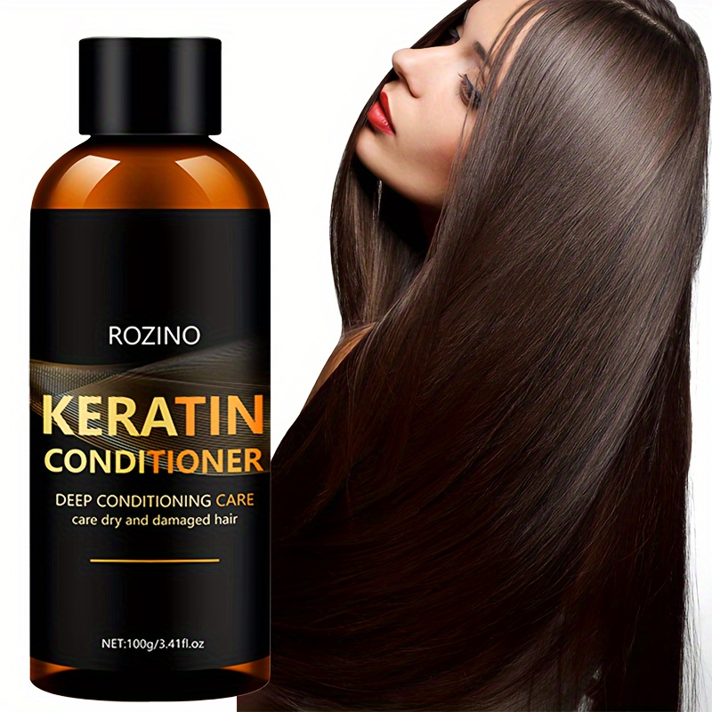 

Keratin Conditioner, Deep Conditioning And Care For Dry And Damaged Hair, Non Greasy, Smooth And Shiny, Moisturizing Hair Conditioner
