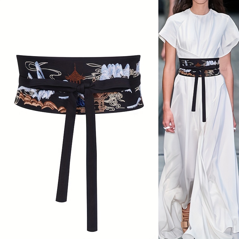 Beige off White Obi Belt Women, Kimono Dress Belts for Women, Waist Cincher,  Wide Wrap Corset Belt, Long Cinch Belt, Wedding Sash, Gifts 