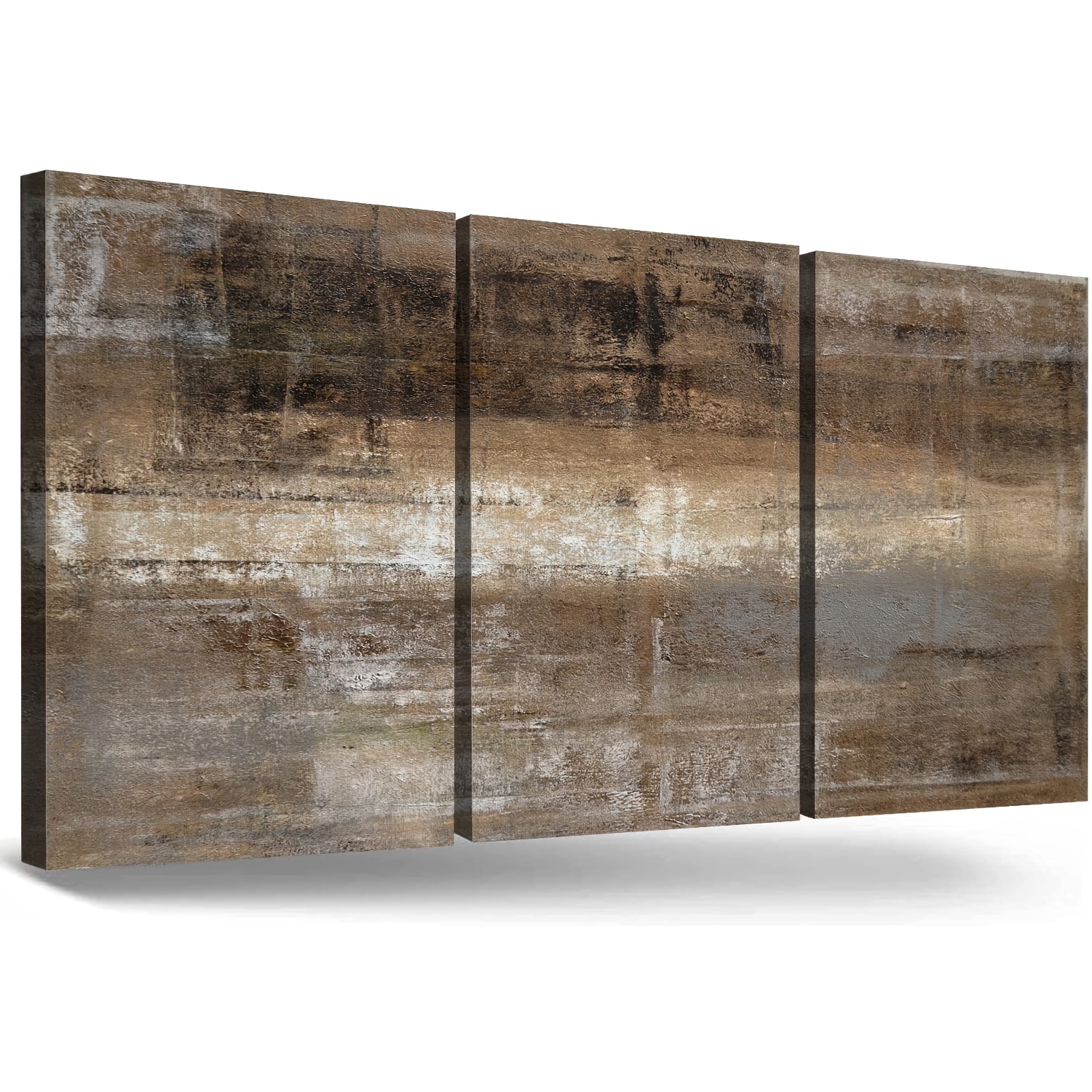 Textura de madera decoración de la pared grieta de madera impresión de  lienzo abstracto moderno arte
