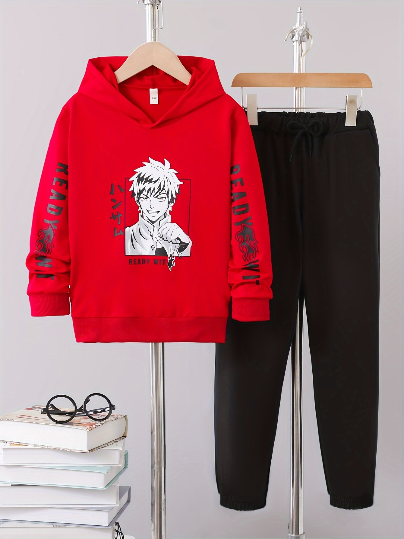 Comprar Ropa deportiva para niños, conjuntos de ropa de My Hero Academia,  trajes de Anime de moda para bebés y niñas, Sudadera con capucha de dibujos  animados, suéter y pantalones