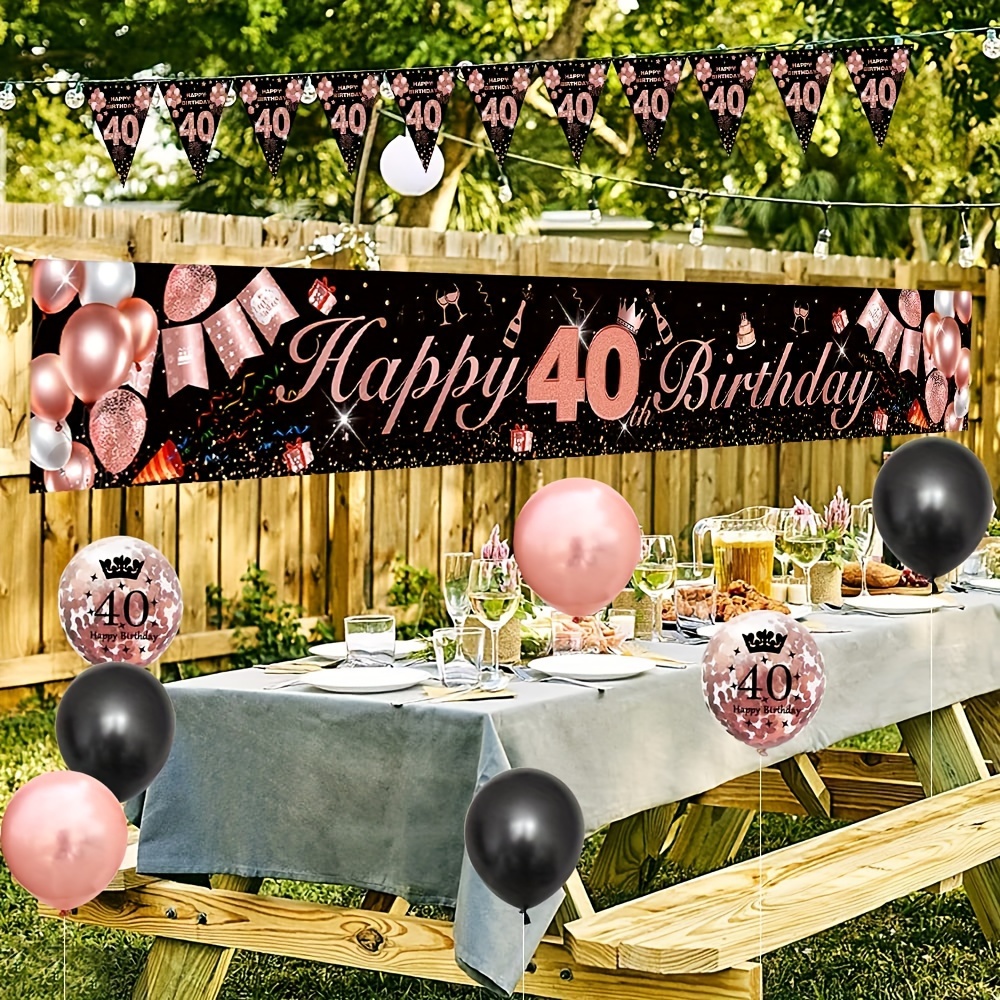 Decorazioni di compleanno per le donne, centrotavola, 30 compleanno,  decorazioni per feste di compleanno, 40 compleanno, 50, set di 6 etichette  Mason Jar -  Italia