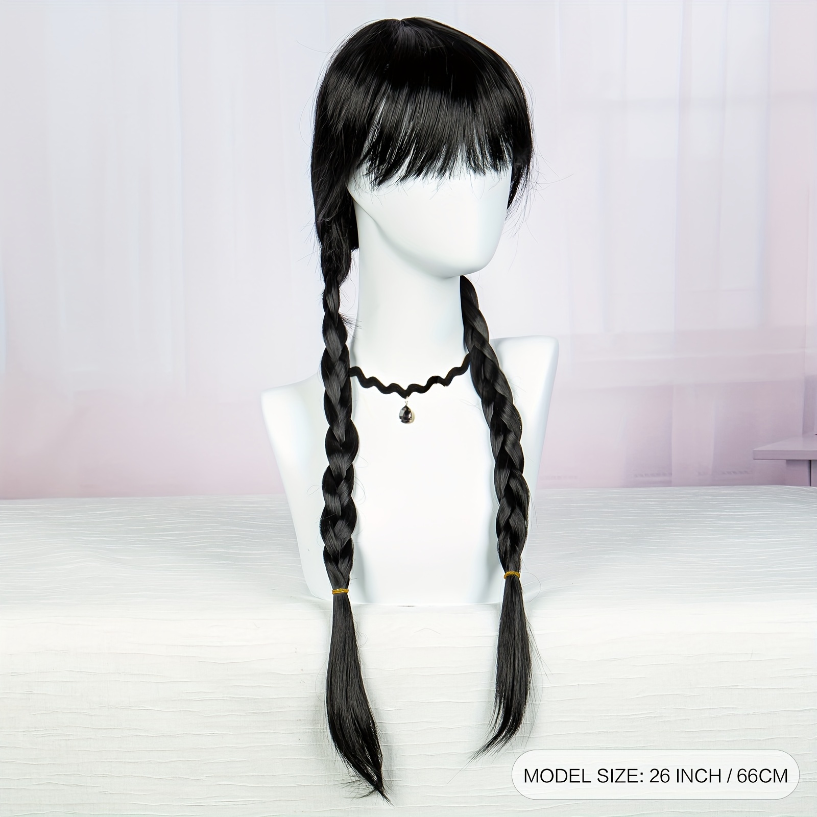 Braided 2025 pigtail wigs