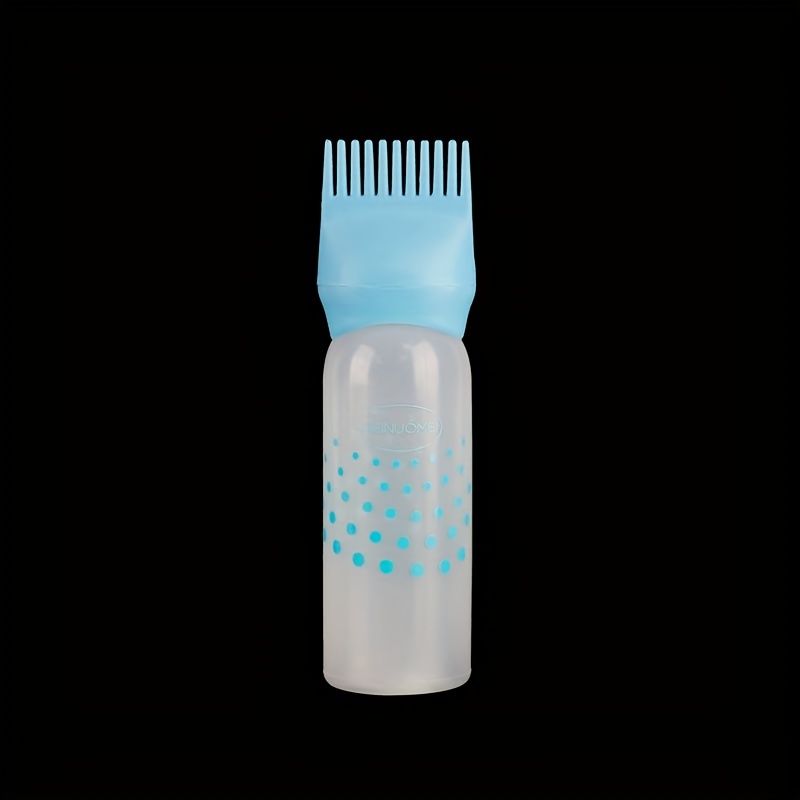 Aplicador de tinte para el cabello, botella de champú recargable, botellas  de cepillo de aceite para el cabello, peine de raíz, herramientas de  peinado para teñir el cabello de barbero, 180ML