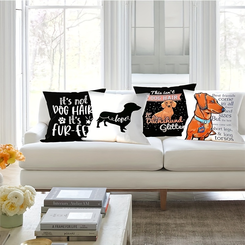 Dog themed 2024 throw pillows