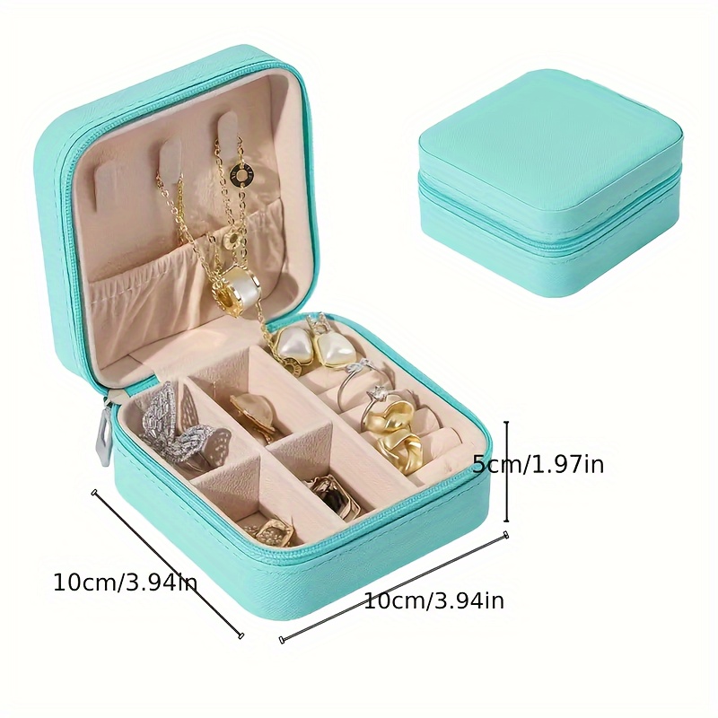 Mini Jewelry Travel Organizer Jewelry Box Portable Organizer - Temu