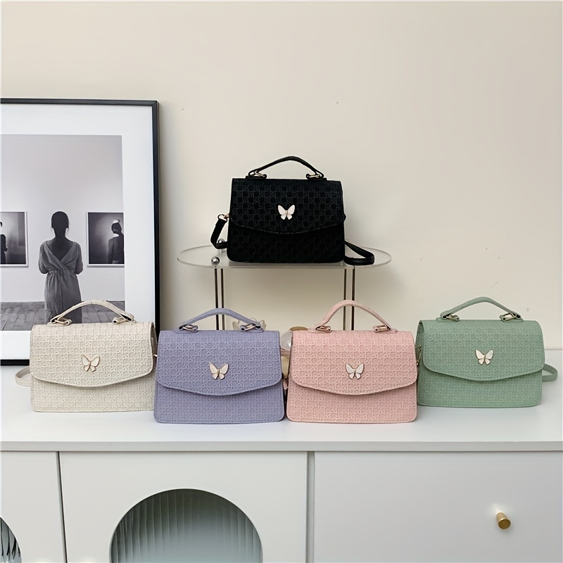 Luxury Handbags Women Girls Bag Designer Solid Color Fashion Shoulder  Crossbody