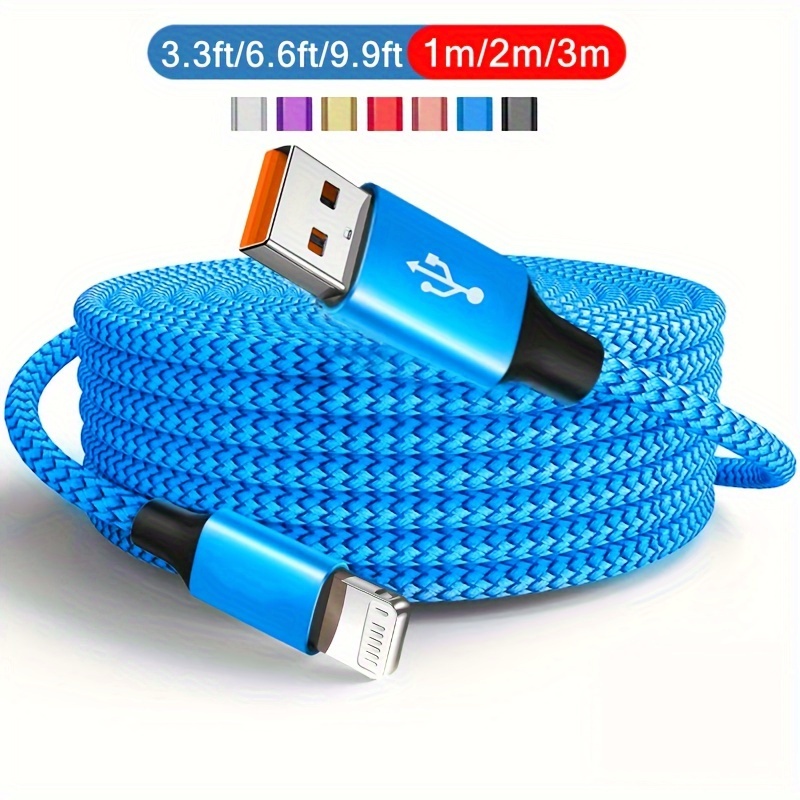 

Super-fast Charging Usb Cable For Iphone 14, 13, 12, 11 Pro Max, 8, X - Data Sync & Phone Charger Wire Cord