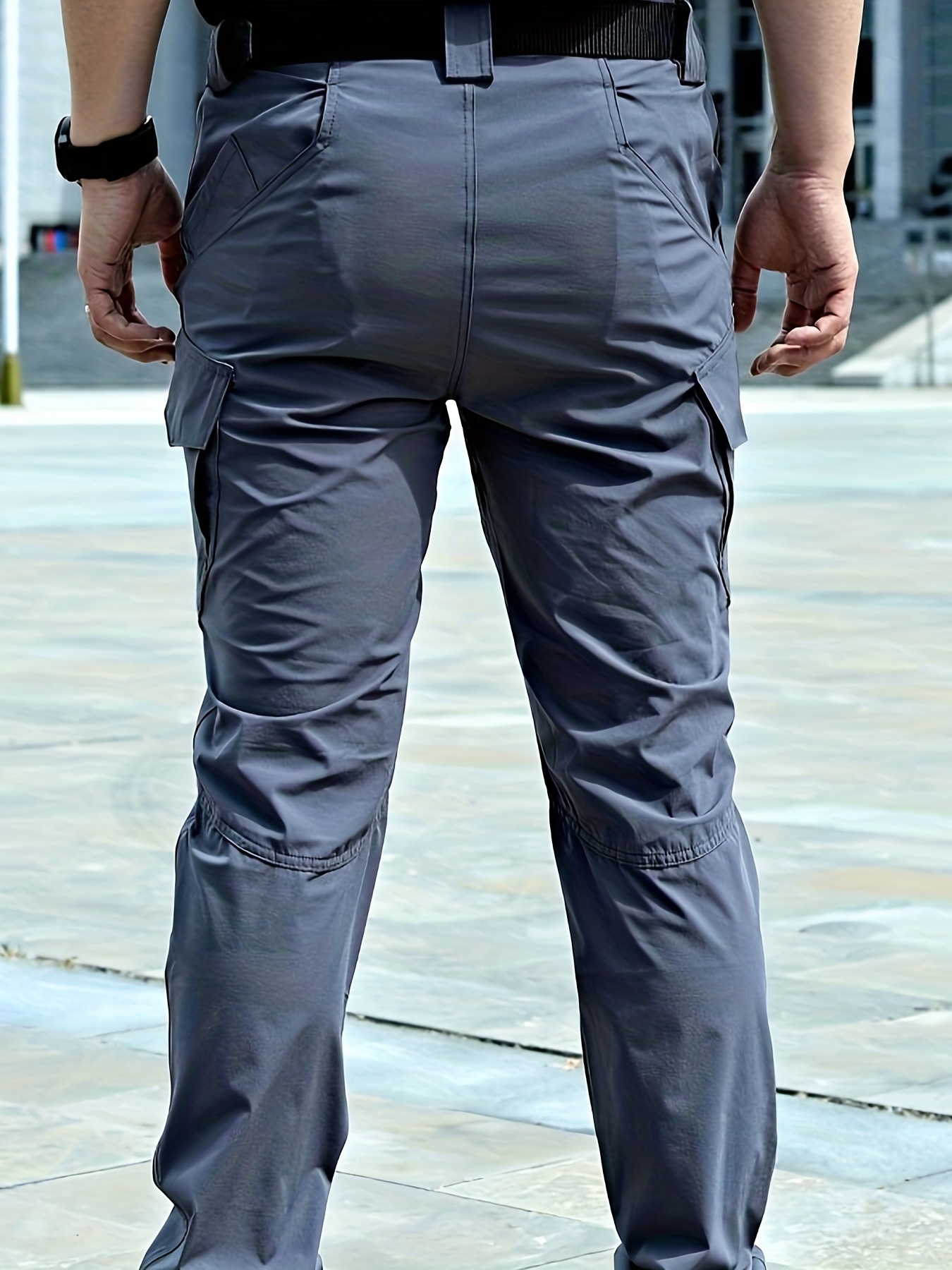 Pantalones Senderismo Hombres Secado Rápido Convertibles - Temu