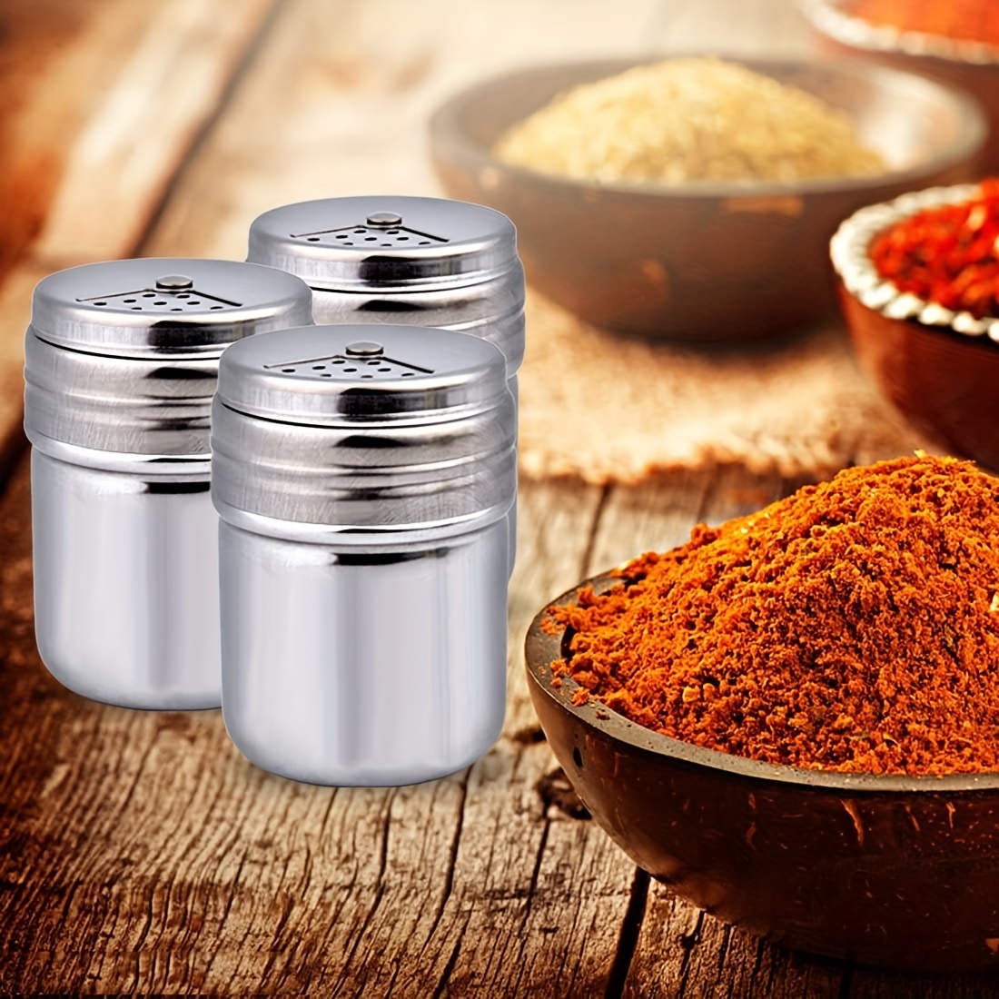 Creative Seasoning Bottle With Shaker Lid Monosodium - Temu