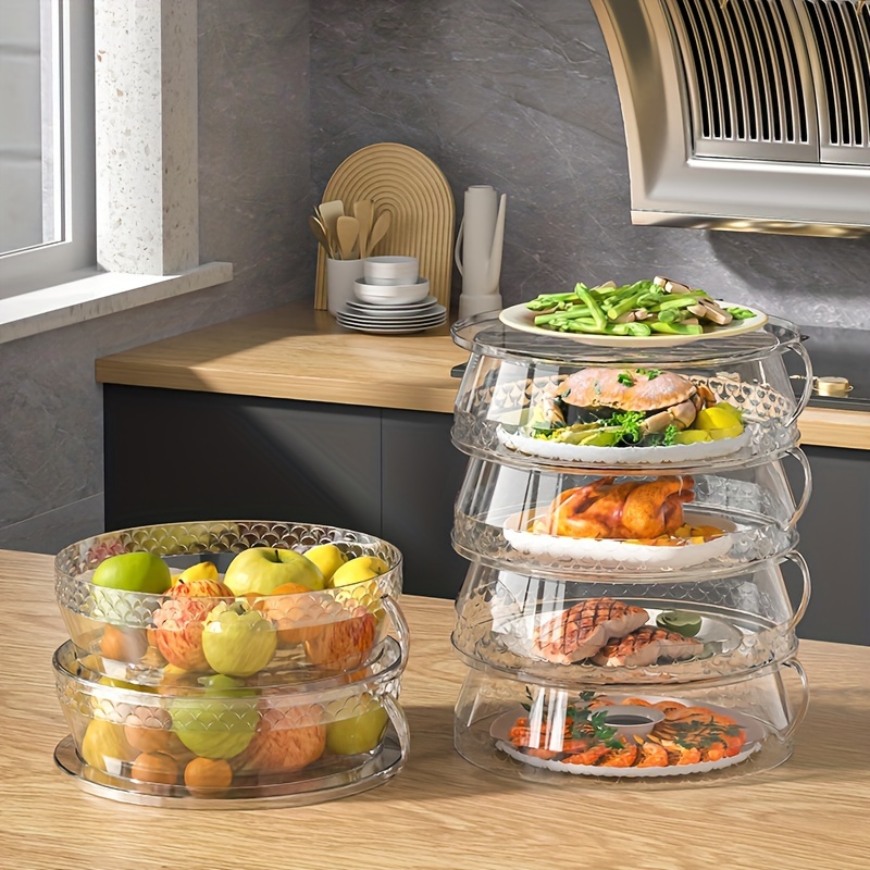 Kitchen Stackable Insulation Dust Proof Food Cover Leftover Container  Shipping