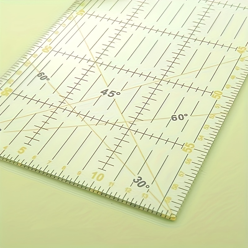 Quilting Rulers Set, Acrylic Quilting Rulers And Template, Sewing