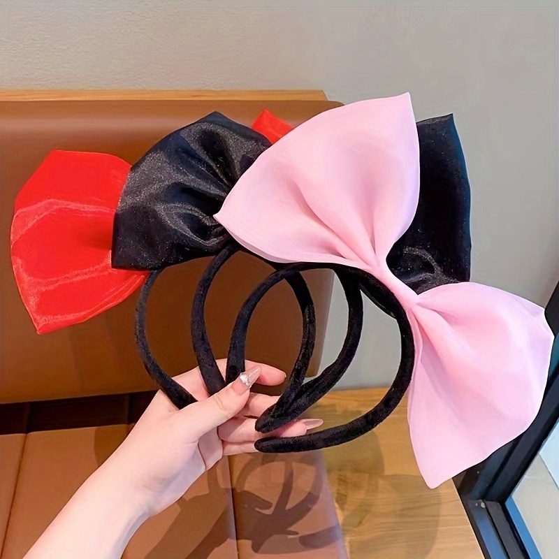 long pink hair ribbon - Playground