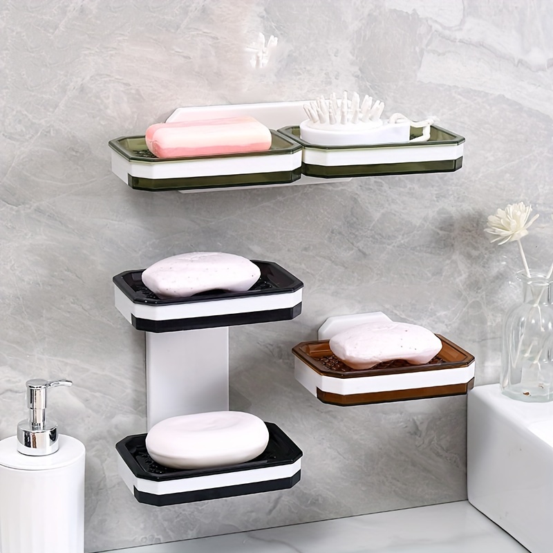 Wall Mounted Soap Dish and Towel Holder