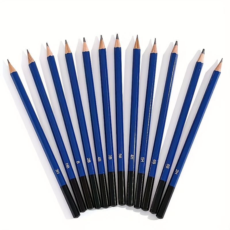 12PCS Drawing Pencil Set Professional Art Sketching Pencils Tool Colored  Pencils Painting Art Stationery Kids Beginner 