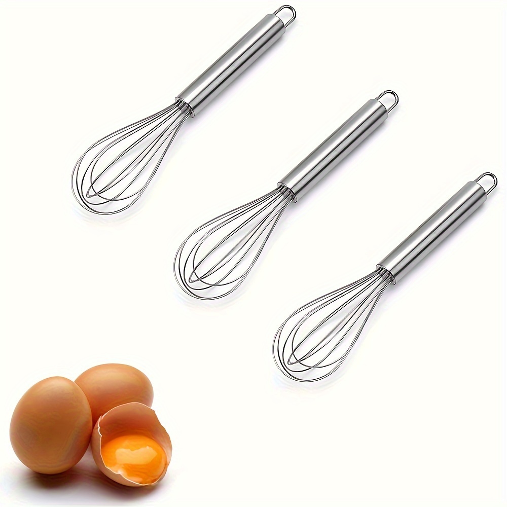 Stainless Steel Mini Whisk Small Whisk Egg Beater Manual - Temu