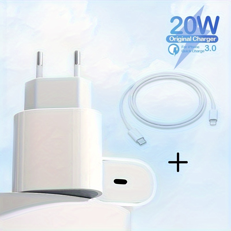 Chargeur rapide pour iPhone 14, 13, 12, 11 [certifié MFi] Câble de charge  mural rapide PD USB-C 20 W compatible avec iPhone 14/14 Pro/14 Pro Max/14  Plus/13/13Pro/12/12 Pro/11/11Pro, iPad (blanc) : : Électronique