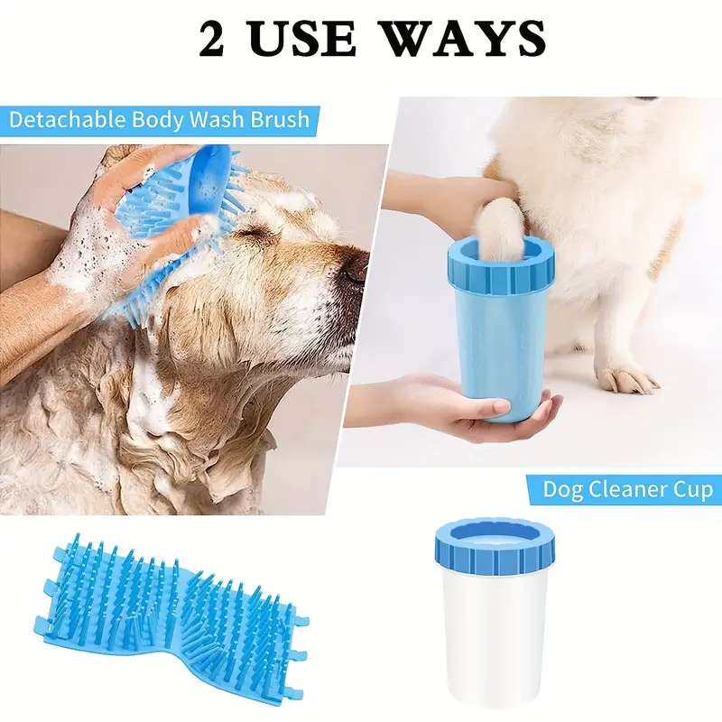 Portable Dog Paw Cleaner Dog Paw Washer Cup Multifunctional - Temu