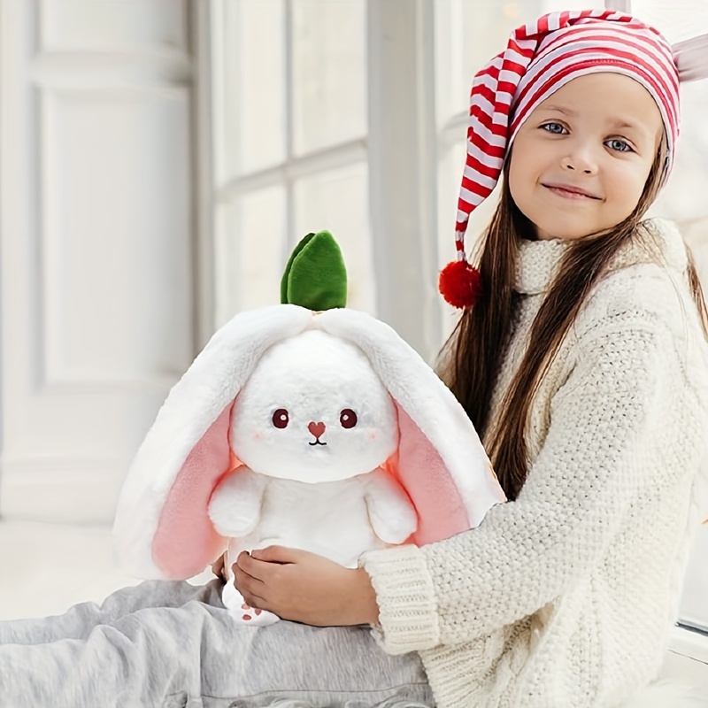 Bunny Stuffed Animal Reversible Cuddle Bunny Stuffed - Temu