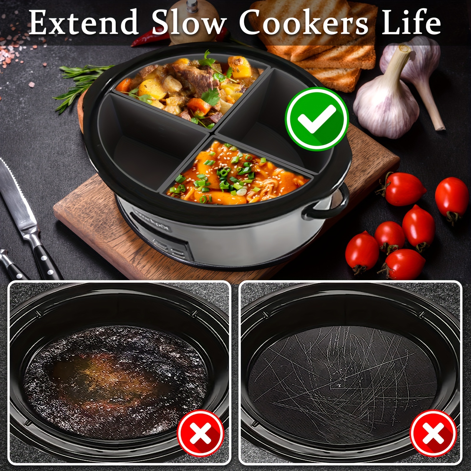 Plastic Pot Liner Slow Cooker Liner compatible With Crock - Temu