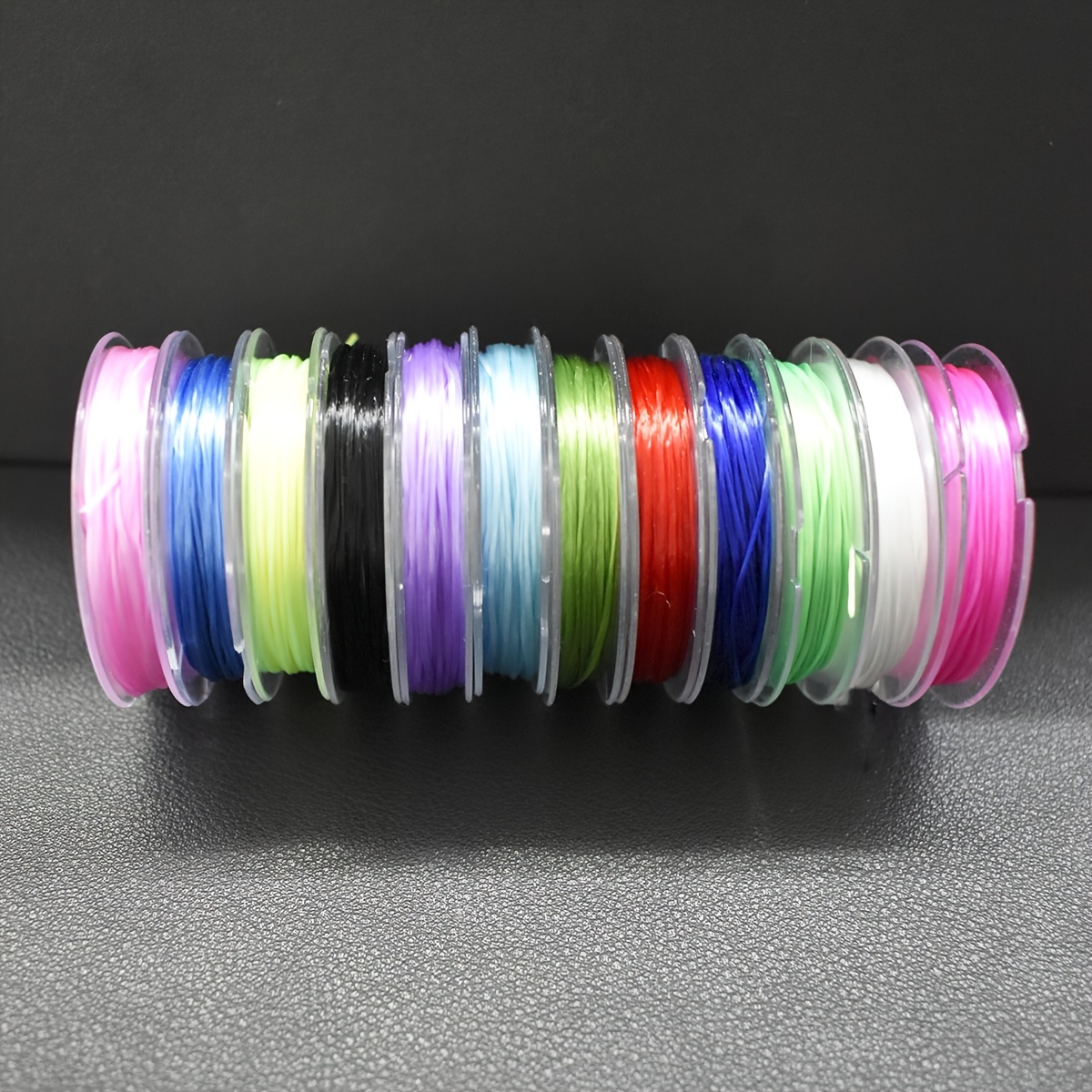 Crystal Elastic Wavy Wire Strong Nylon Bracelet Elastic - Temu Austria