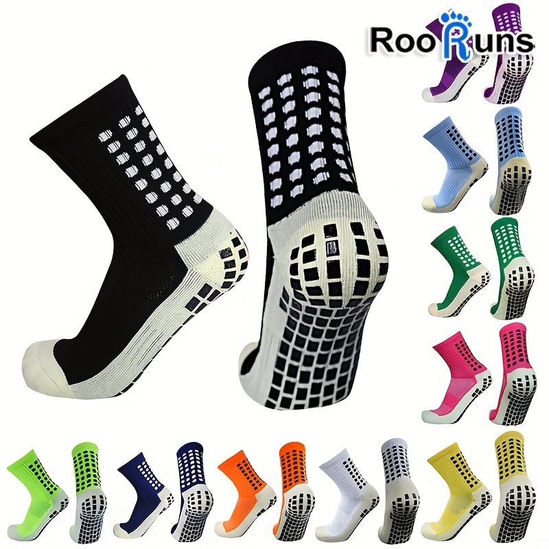 High Quality Soccer Socks (1/2/4 Pack) Anti Slip Grip Socks Multi
