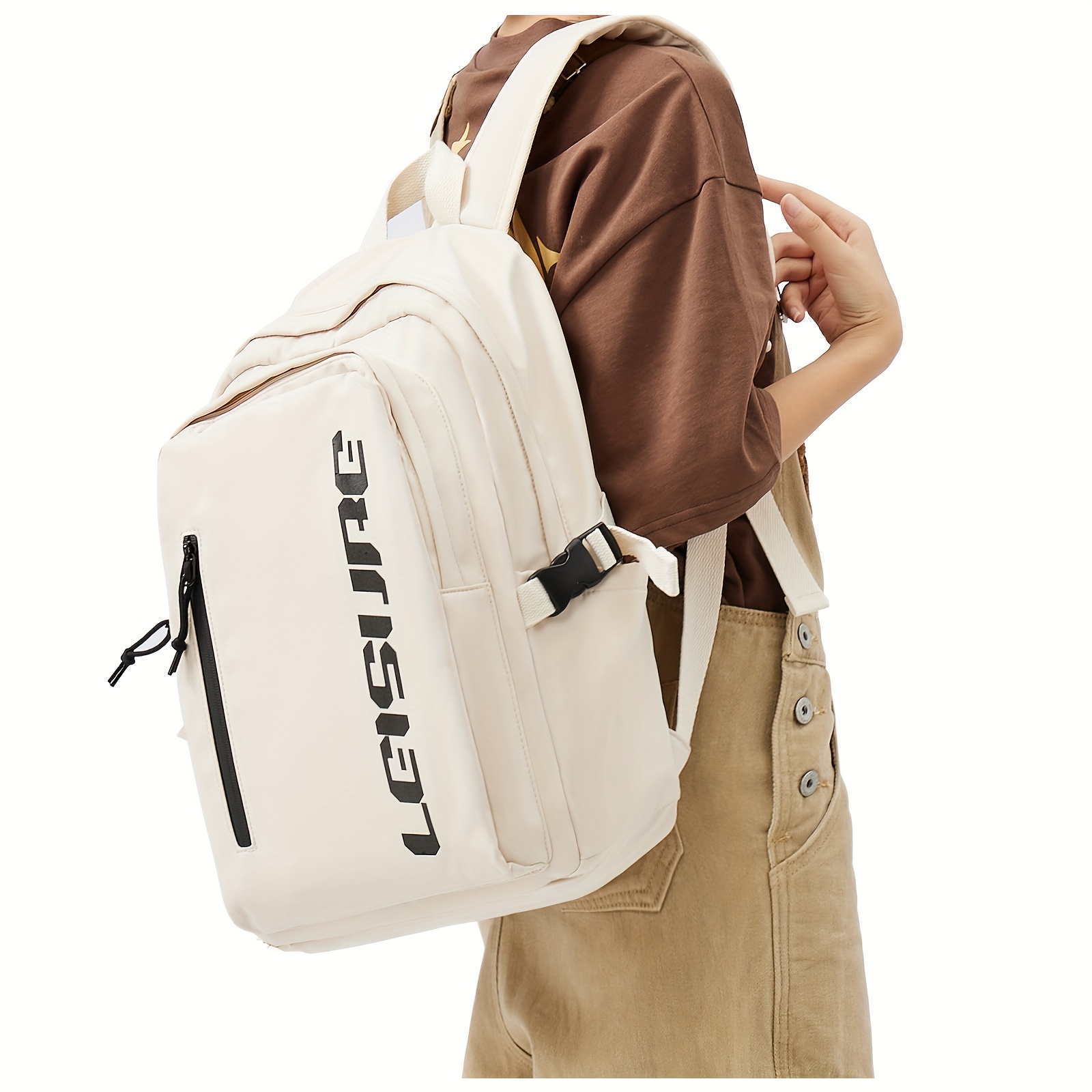 Mochila de piel marrón oscuro mochila piel mochila hombre mujer mochila de  viaje mochila de cuero mochila sport bolso de espalda piel -  México