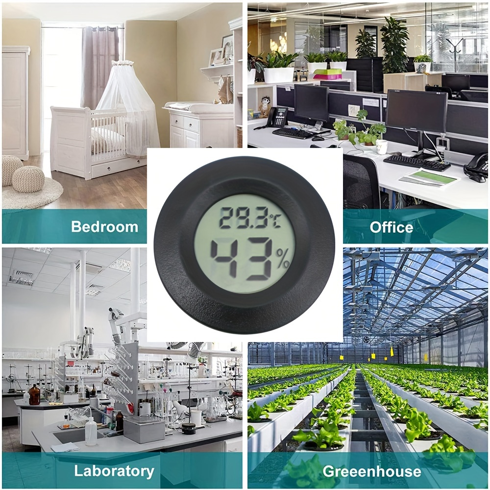 Thermometer Hygrometer Room Measurement Test Meters Living Rooms Greenhouses